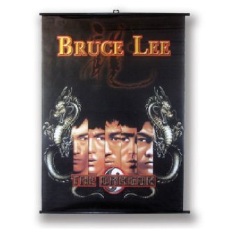 Large Bruce Lee Wall Poster Scroll: NO9