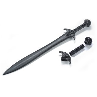 Black Polypropylene Full Contact Roman Gladiator Sword - V5