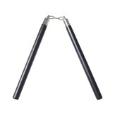 Competition Wooden Speed Nunchucks Chain 11" - Black - PRE ORDER