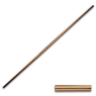 Deluxe Premium Solid Striped Bamboo Straight Staff - 72" ( 6FT )
