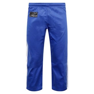 Full Contact Trousers - Blue W/ 2 White Stripes Cotton