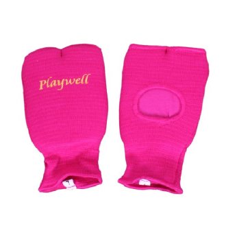 Elasticated Pink Hand Mitts