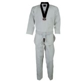 Korean Ultimate Taekwondo Uniform: Black V-neck - 8/210cm