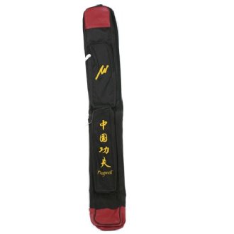 Playwell Universal Nylon Sword Case - Single Black / Red Kanji