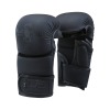 Playwell MMA "Matte Series" 7oz Sparring Gloves - Black/Black