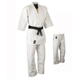Karate 16oz Gold Brand Heavyweight Suit - White