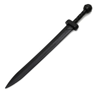 Black Polypropylene Full Contact Roman Gladiator Sword - V1