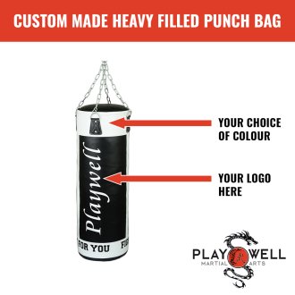 Custom Made Martial Arts Boxing Punch Bags - Your Logo