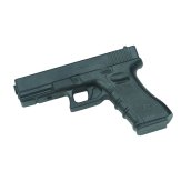 Realistic TP Rubber Hand Gun Glock W/ Trigger - M002