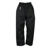 Karate Trousers: Cotton Black - 9oz