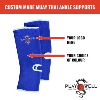 Custom Made Martial Arts Ankle Supports - Your Logo