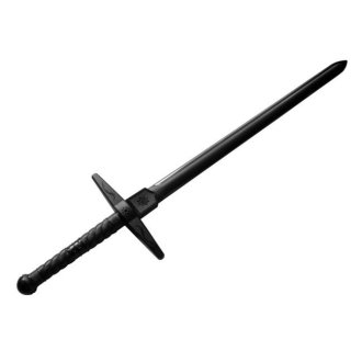 Black Polypropylene Full Contact Two-Handed Medieval Sword