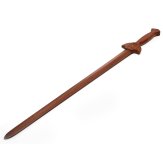 Wooden Tai Chi Sword One Piece Lion Head - 38"