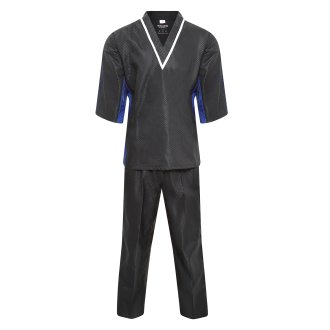 Elite Freestyle V-Neck Team Uniform - Black/Blue