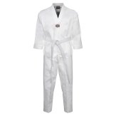 Korean Ultimate Taekwondo Uniform: White V-Neck: Children's