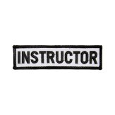 Instructor Patch - Black/White