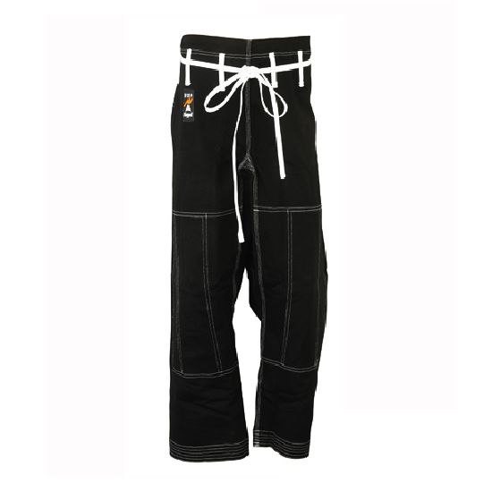 Elite Jiu Jitsu Trousers - Black - Click Image to Close