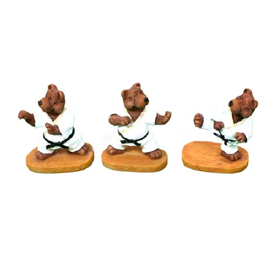 Mini Three Bear Karate Set - Click Image to Close