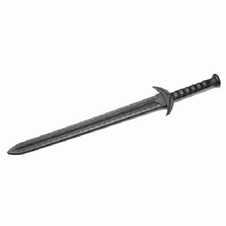 Black Polypropylene European Medieval Sword V2