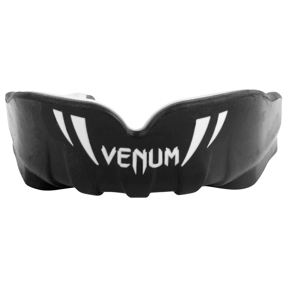 Venum MMA "Challenger Kids" Gel Mouthguard - Black/White - Click Image to Close