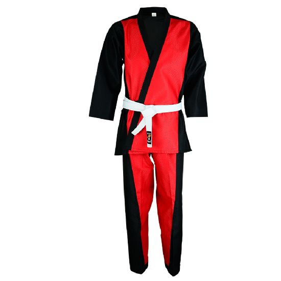 Elite Freestyle Dobby Team Uniform - Black/Red - Click Image to Close