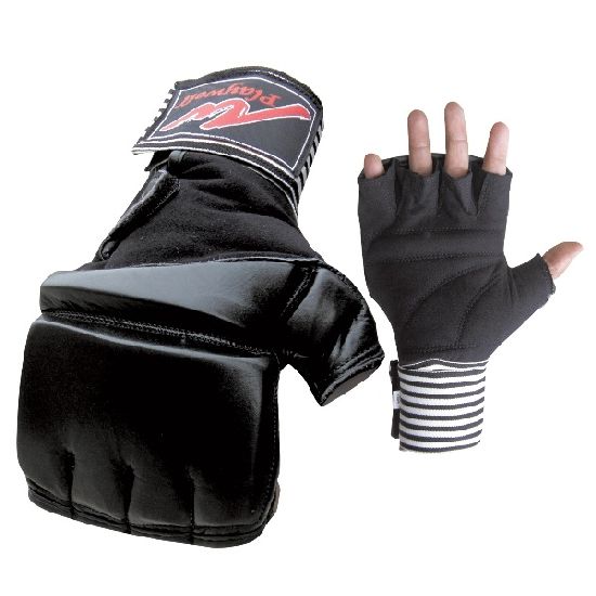 Gel Wrap MMA Leather Bag & Mitt Gloves Gel Wrap MMA Leather Bag & Mitt Gloves
