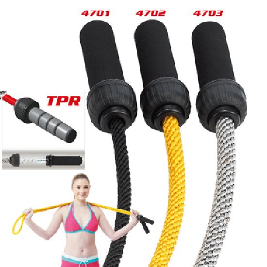 Deluxe Heavy Weighted Skipping Jump Rope - 0.75Kg - Click Image to Close