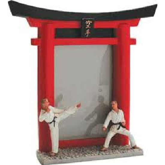 Photo Frame: Resin: Karate - Click Image to Close