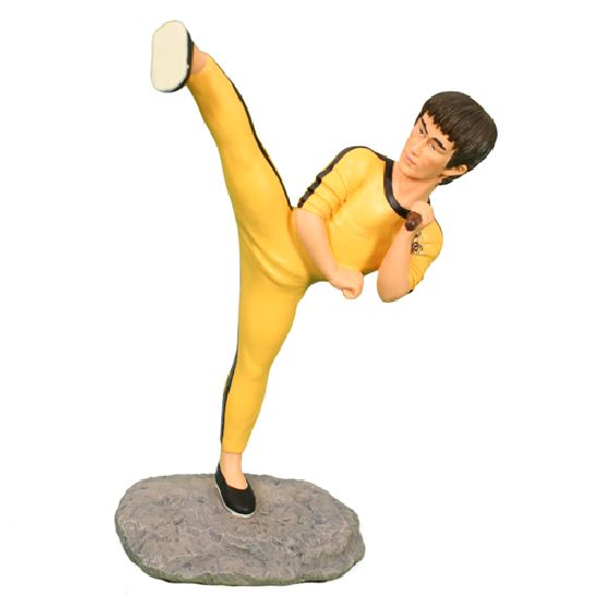 Mini Bruce Lee Figurine - Click Image to Close