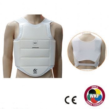 WKF Approved Wacoku Karate Adults Chest Guard - Click Image to Close