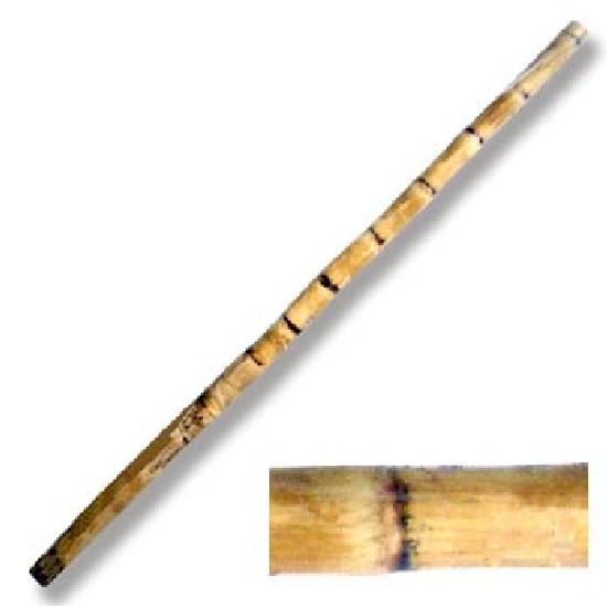 Escrima Stick: Authentic Bamboo Root Skin - 28" - Click Image to Close