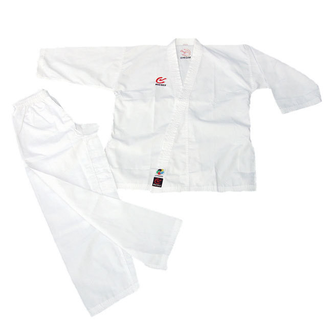 Wacoku WKF Approved Kids Lite Karate Suit - 8oz - Click Image to Close