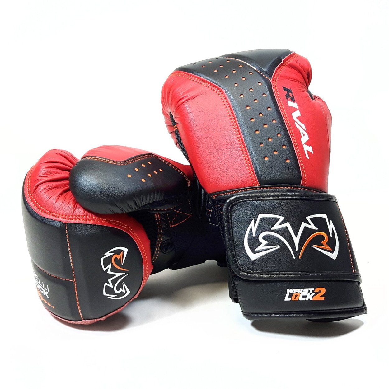 Rival Boxing RB10 Intelli Shock Bag Gloves - Red - Click Image to Close
