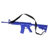Realistic TP Rubber M4 Rifle Training Gun ( E401 ) 35" - Blue