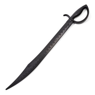 Black Polypropylene Pirate Cutless Sabre Sword