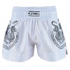 Twin Tiger Satin Muay Thai Competition Fight Shorts - White