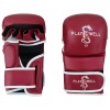 Playwell MMA "Maroon Series" 7oz Leather Sparring Gloves -