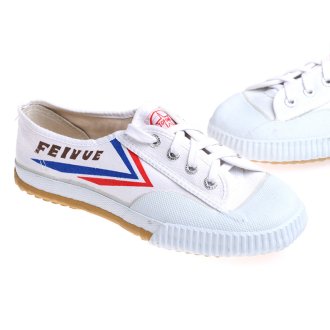 Childrens Feiyue Wushu Training Shoes : White