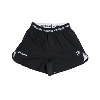 Progress Jiu Jitsu Hybrid No Gi Academy Board Shorts - All Black