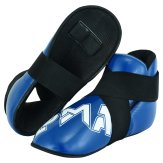 Semi Contact Elite Glossy Sparring Boots - Blue - NEW