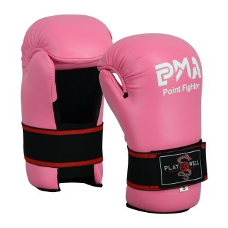 Semi Contact Point Sparring Gloves: Pink - NEW