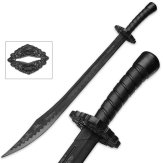 Black Polypropylene Kung Fu BroadSword - 37" - PRE ORDER