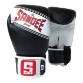 Sandee Sport Muay Thai Boxing Gloves - Black