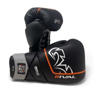 Rival RS1 Pro Leather Sparring Gloves 20th Anniversary - Black
