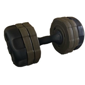 Ladies Plastic Vinyl Dumbbell - 10kg ( Sold as SINGLES )