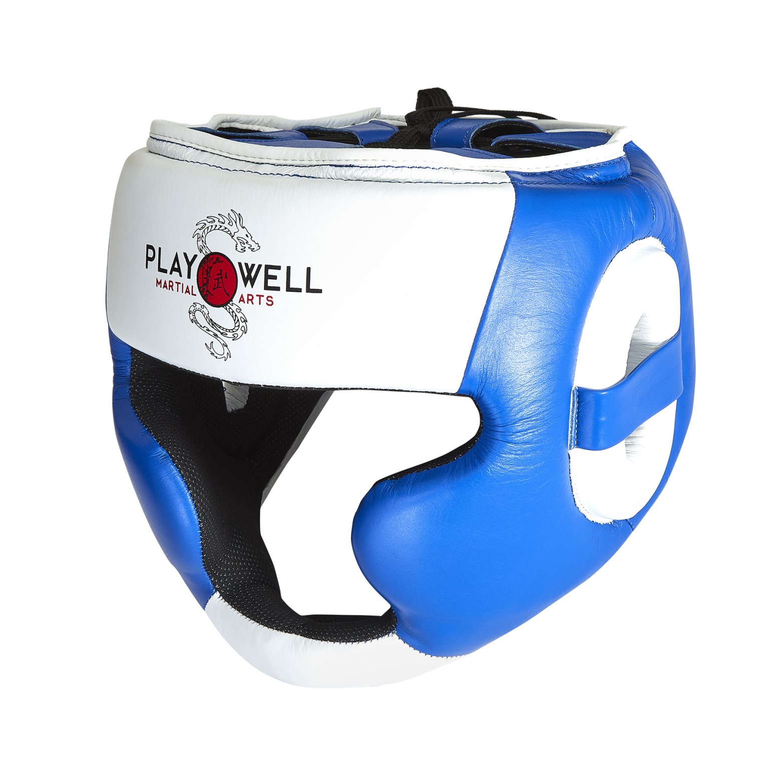 Playwell Muay Thai "K1 Series" Leather Head Guard - Click Image to Close