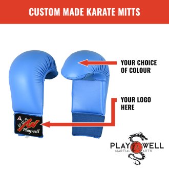 Custom Made Martial Arts Karate Mitts - Your Logo