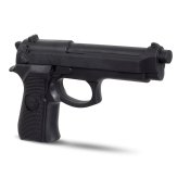 Realistic TP Rubber Hand Gun : Black - E416 - PRE ORDER