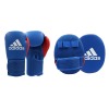 Adidas Kids Blue 6oz Mesh Boxing Gloves & Focus Mitts Set