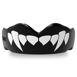 SAFEJAWZ Extro Series Fangz Self Fit Mouthguards - Black